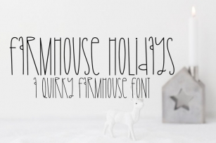Farmhouse Holidays Font Download