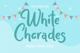 White Charades Font Download