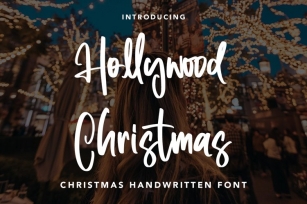 Hollywood Christmas Font Download