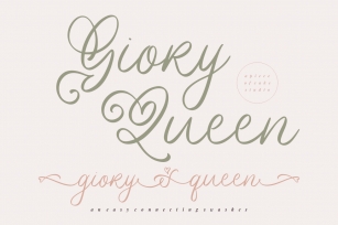 Giory Queen Font Download