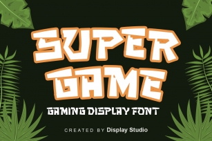 SUPER GAME Font Download