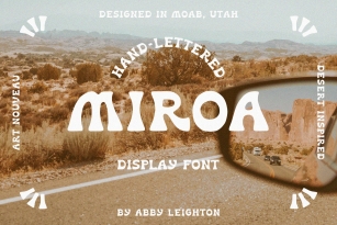 MIROA by Abby Leighton Font Download
