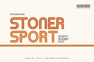 Stoner Sport Typeface Font Download