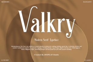 Valkry Font Download