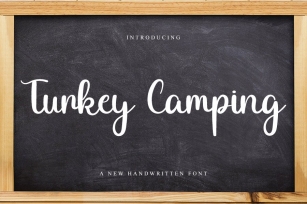 Turkey Camping Font Download