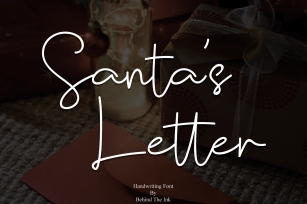 Santa's Letter Font Download
