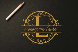 Monogram Laura Font Download