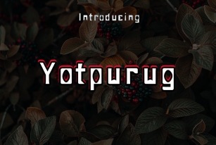 Yotpurug Font Download