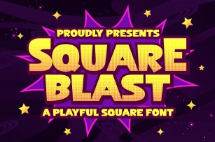 Square Blast a Playful Square Font Download