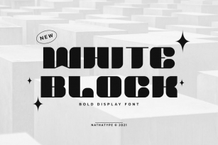 White Block Font Download