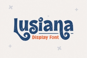 DS Lusiana - Display Font Download