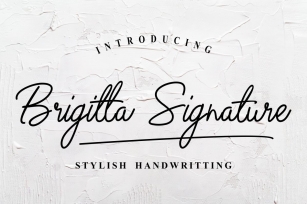 Brigitta Signature Font Download