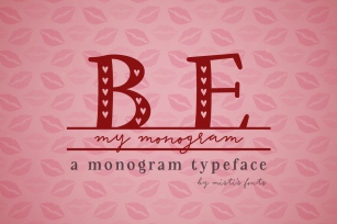 Be My Monogram Font Download