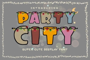 Party City Font Download