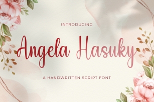Angela Hasuky Font Download