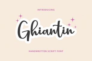Ghiantin Font Download