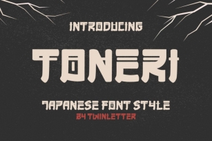 TONERI Japanese Font Font Download