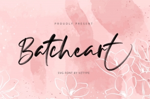 Batchheart Font Download