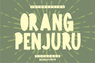 Orang Penjuru Font Download