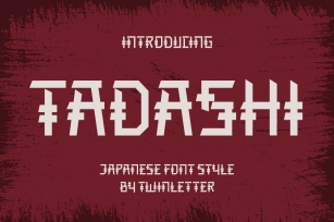 TADASHI Japanese Font Download