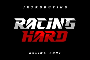 RACING HARD Font Download