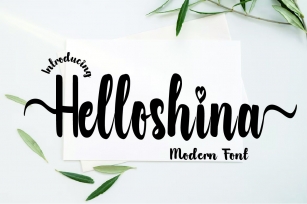 Helloshina Font Download