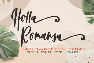 Holla Romansa Font Download