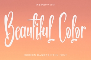 Beautiful Color Font Download