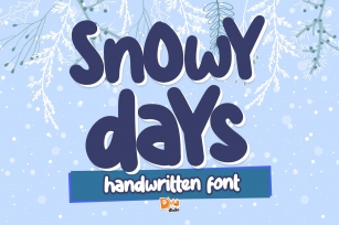 Snowy Days Font Download