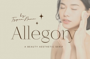 Allegory - Beauty Aesthetic Feminine Serif Font Font Download
