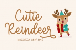 Cutie Reindeer Font Download