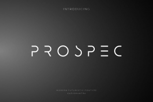 Prospec Extra Light Font Download