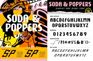 Soda and Poppers Display Font Download