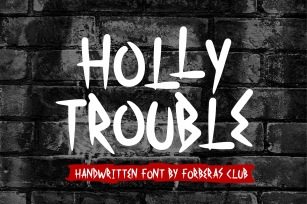 Holy Trouble Font Download