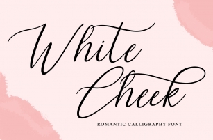 White Cheek Font Download