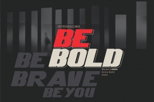 Be Bold Ultra Bold titling font Font Download