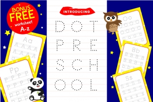 Dot Preschool Font Download
