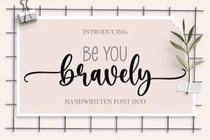Be You Bravely Font Download