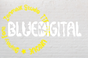 BlueDigital Font Download