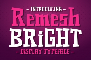 Remesh Bright Font Download