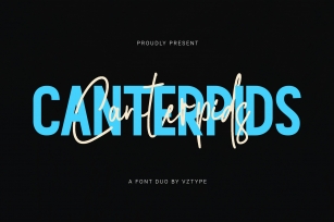Canterpids Font Duo Font Download