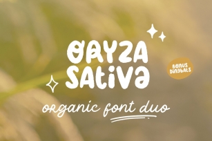 Oryza Sativa Font Download