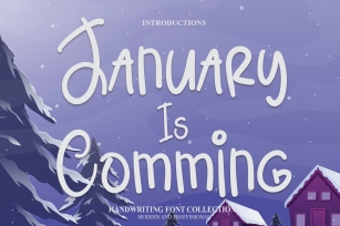 January is Comming Font Download