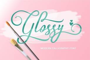 Glossy Script Font Download