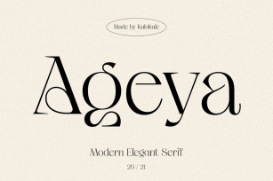 Modern Elegant Serif Font Download