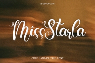 Miss Starla Font Download