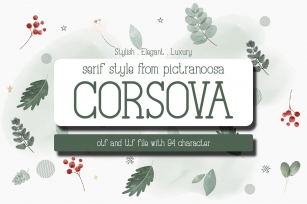 Corsova Font Download