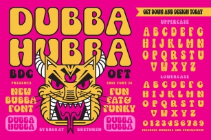 Dubba Hubba Display Font Download