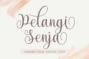 Pelangi Senja Script Font Download