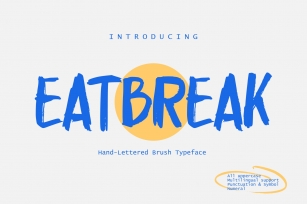 Eatbreak Brush Font Download